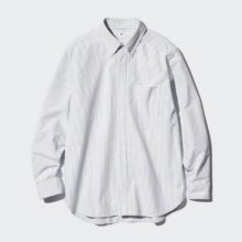 优衣库 男士牛津纺条纹衬衫 UQ470294