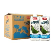 88会员：UFC牌 100%纯椰子水装500ml×12盒