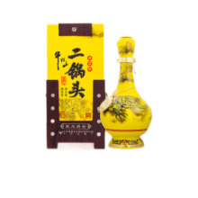 PLUS会员、京东百亿补贴:牛栏山二锅头经典黄龙 生肖龙年 清香型白酒52度1L*1瓶