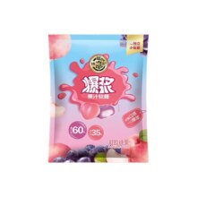 PLUS会员：徐福记 爆浆葡萄白桃软糖 468g/袋 约16包*2件