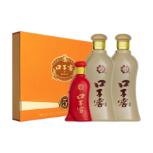 20点、plus会员：口子窖 五年型 兼香型白酒 50度 550ml*2瓶 礼盒装