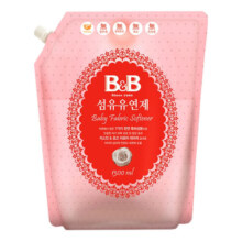 保宁（B&B）婴幼儿宝宝适用衣物护理柔顺剂袋装去除静电植物留香【袋装1.3L】