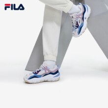 FILA斐乐跑步鞋男鞋女鞋情侣鞋掠夺者 2休闲鞋慢跑运动鞋 雨雾灰/蓝-NA 38