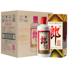 再降价、PLUS会员：郎酒 郎牌郎酒 酱香型高度白酒 53度 500ml*6瓶
