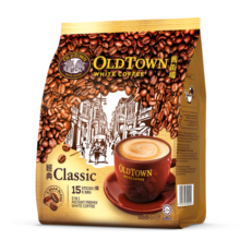 旧街场（OLDTOWN）马来西亚原装进口三合一速溶白咖啡 38g*15条原味 24年2-6月生产