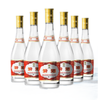 汾酒玻瓶玻汾 清香型白酒 口粮酒 高度白酒 53度 475mL 6瓶 黄盖玻汾整箱装