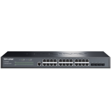 TP-LINK TL-SG5428 24口千兆三层网管交换机 4个光纤口