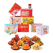 PLUS会员：富美鹤城 休闲大礼包整箱 72包零食