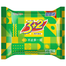 康师傅 3+2苏打夹心饼干 柠檬味375g 休闲零食 早餐下午茶
