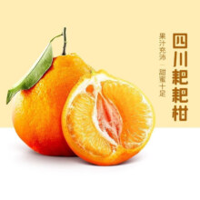 百亿补贴：春福乐 四川春见耙耙柑 新鲜粑粑柑 应季时令水果柑橘 带箱 4.5斤 -5斤净重  单果65-70MM
