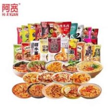 白家阿宽 红油面皮/酸辣粉/甜水面/荞麦泡面等 任选10件