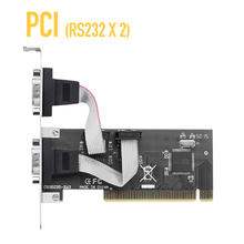 others 其他 摩可灵电脑PCI-E转串口卡PCIE转九针多串口扩展卡DB9针2COM口RS232