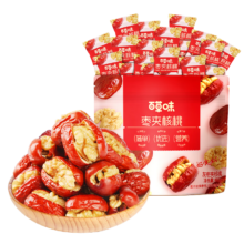 百草味 枣夹核桃 408g 约80包