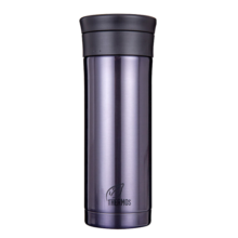 膳魔师（THERMOS）保冷保温杯470ml高真空不锈钢户外运动旅行带茶漏水杯CMK-501 BKP