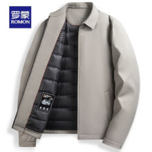 plus会员：罗蒙 翻领鹅绒羽绒服