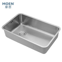 MOEN 摩恩 艾森304不锈钢水槽 700MM大单槽裸槽