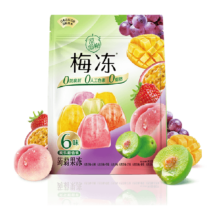 88VIP：梅冻六味蒟溜溜梅果冻400g×1袋