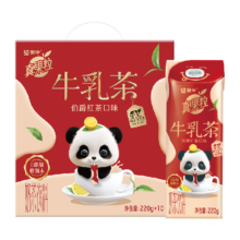 蒙牛真果粒牛乳茶伯爵红茶口味220g×10包