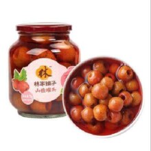 临期：林家铺子 糖水山楂罐头730g*1罐