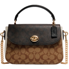 蔻驰（COACH）女包奢侈品MARLIE邮差包手提斜挎包C1563【品牌授权】圣诞礼物