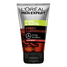 L'OREAL PARIS 男士火山岩控油清痘洁面膏 100ml
