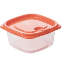 茶花冰箱收纳盒长方形冷冻带盖密封盒子食品级食物厨房塑料保鲜盒