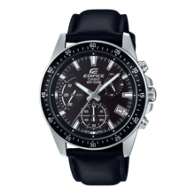 卡西欧（CASIO） EDIFICE EFV-540商务时尚男表 石英男士皮带手表 EFV-540L-1AVUPR100米防水