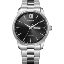 西铁城（CITIZEN）光动能机芯商务休闲双历显示防水男表BM8550-81E