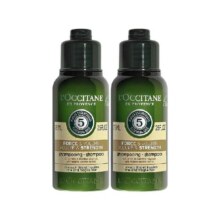欧舒丹草本强韧洗发水洗发露75ml*2瓶滋润蓬松强韧发根丰盈