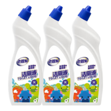 老管家洁厕灵液马桶清洁除菌卫生间强力除垢除臭500ml*3瓶×2件