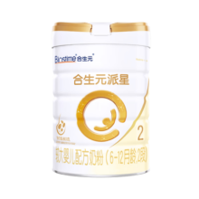 合生元（BIOSTIME）派星 较大婴儿配方奶粉 2段(6-12个月)  新国标 800g