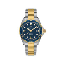 CERTINA 雪铁纳 动能系列 陶瓷大海龟机械潜水腕表 摩洛哥蓝间金43mm