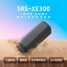 索尼（SONY）[国家补贴至高20%]SRS-XE300 便携式蓝牙音箱 音响 IP67防水防尘 户外音箱 重低音 24小时续航