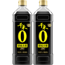 Plus会员:千禾 御藏本酿 380天酱油 1L*2瓶0添加 特级生抽炒菜提鲜*5件