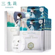 PLUS会员:三生花 百雀羚出品 雪莲花晶采沁润面膜10片