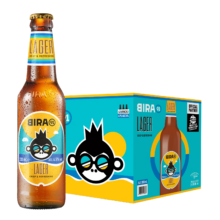 临期品、PLUS会员：BIRA 91 拉格 精酿啤酒 330ml*12瓶*3件