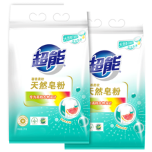 超能天然皂粉洗衣粉3kg*2袋洗衣服粉馨香柔软12斤家庭装香味持久批发 3kg*2袋【12斤】