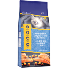 海洋之星 三文鱼猫粮幼猫无谷低敏 英短布偶幼猫猫粮小颗粒6kg