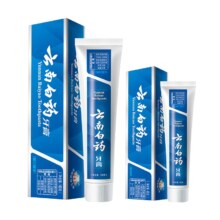 云南白药 牙膏 薄荷105g+冬青30g