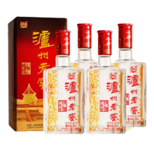 LUZHOULAOJIAO 泸州老窖 六年窖头曲 事事如意新款礼盒 52度 500mL 4瓶 礼盒装