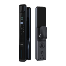 第吉尔(KEYLOCK)智能门锁指纹锁密码锁电子锁家用防盗门锁安全锁EC8-A 旗舰款+推拉式+碳素黑