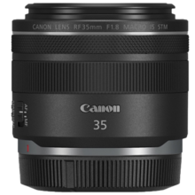 佳能（Canon） rf35 1.8 IS STM全画幅广角微距微单镜头适用EOS R5 R6 RP RF35 F1.8 STM 官方 标配【无滤镜配件~建议选套餐】