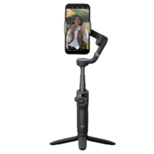 大疆（DJI）【当天发出】大疆（DJI）OM6 手机云台稳定器智能跟随三轴增稳防抖自拍杆手持 vlog 直播拍摄神器 OM6 黑色 基础套装【晒单有礼】 官方标配（当天发出）