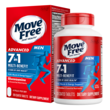 Move Free益节 7合1 男士 氨糖软骨素 钙片 120粒 维骨力 维生素b 美国