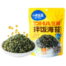 小鹿蓝蓝 DHA芝麻拌饭海苔100g 即食饭团材料