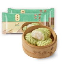 陶陶居 中华老字号粒粒椰果包225g*2袋共12个