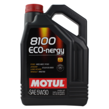 摩特（MOTUL）机油全合成 发动机润滑油 汽机油 汽车保养 摩特8100 ECO-NERGY 5W-30 5L