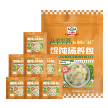 PLUS会员：吉得利 馄饨汤料包 42g 6g×7袋