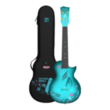 enya恩雅NOVA U初音未来入门级尤克里里成人儿童初学者乌克丽丽小吉他 23英寸NOVA U初音蓝
