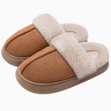 MINISO 名创优品 毛茸茸保暖厚拖鞋